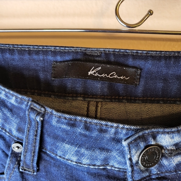 KanCan Dark Wash Mid Rise Super Skinny Jeans - Picture 4 of 6